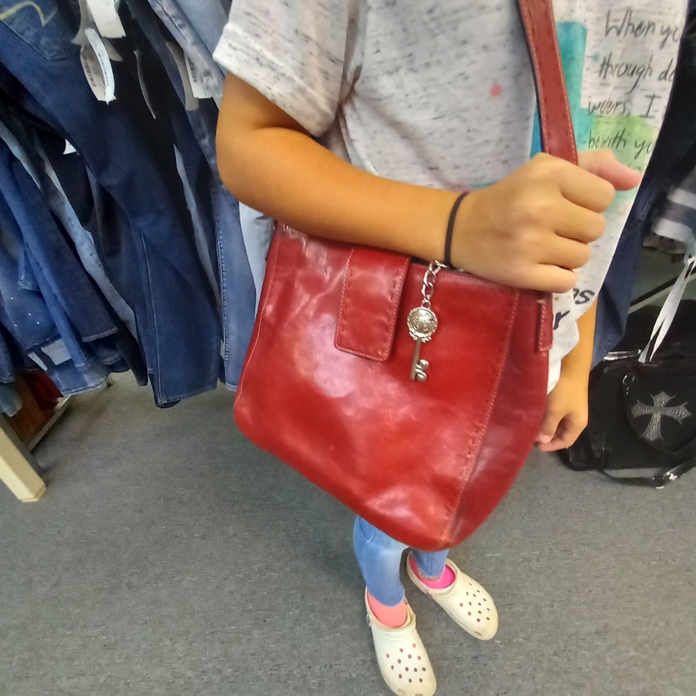 Leather Fossil shoulder bag